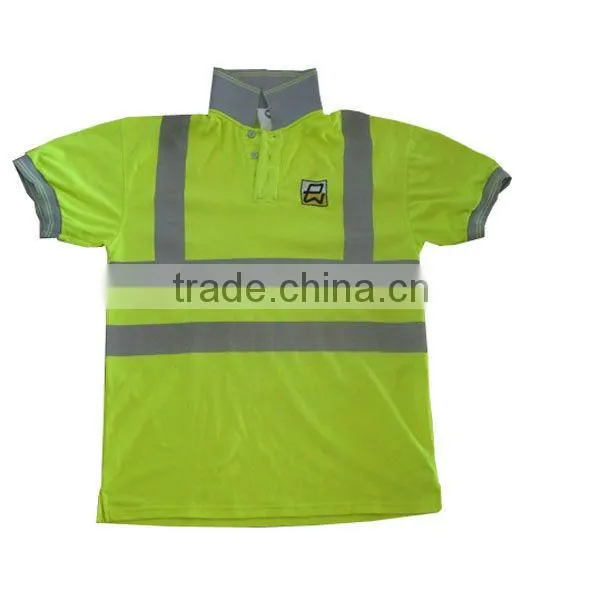 Custom High Visibility Safety Polo T-shirt photo-4