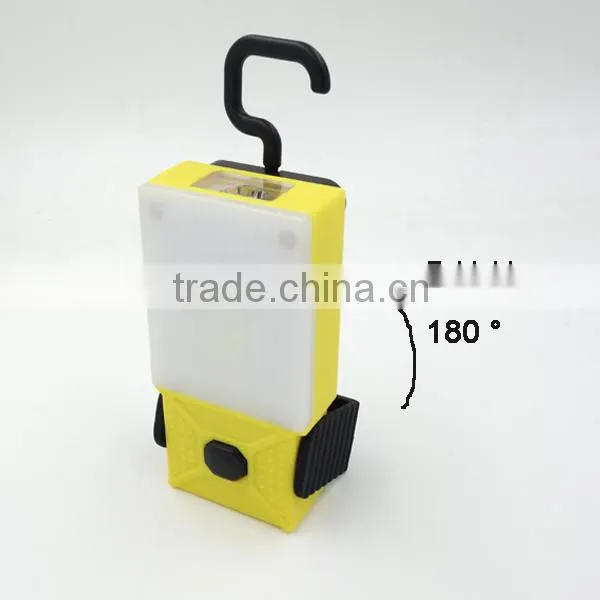 3W COB And 6 SMD Magnetic LED Work Light Poweredy By Dry Battery photo-3