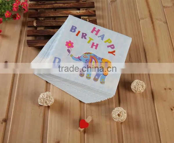 Virgin Wood Pulp 33*33cm Embossing Dinner Paper Napkin Coffee Napkin photo-5