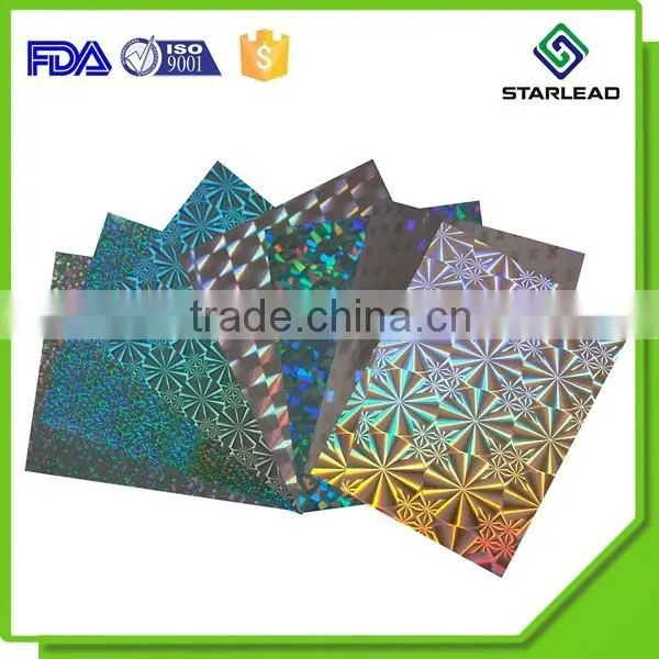 60gsm Holographic Metallized Paper, Laser Metallized Paper for Gift Packing photo-6