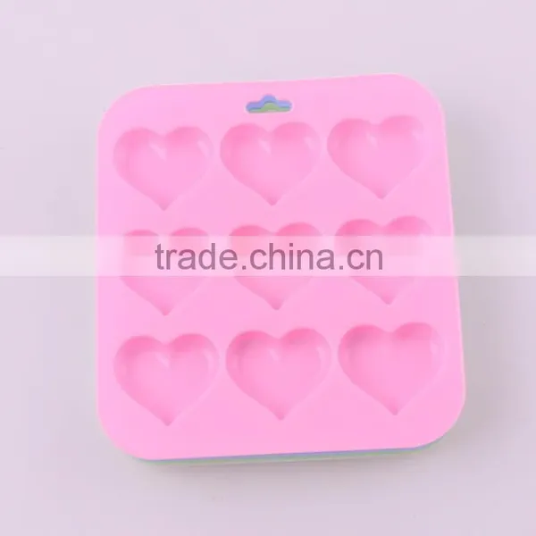 Colorful Heart Shape Plastic Painting Artist Palette photo-2