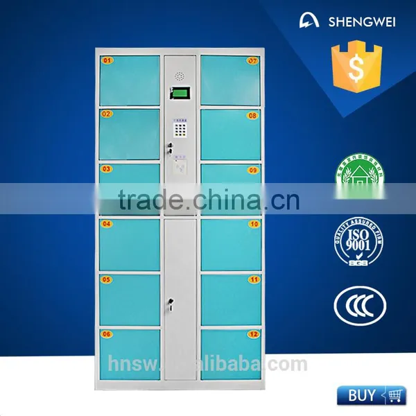 Supermarket Electronic Storage Cabinet/steel Locker for Luggage Storage/filing Cabinet photo-2