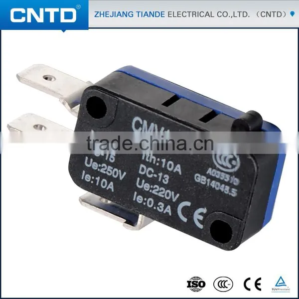 CNTD Best Buy Over 15 Years Experienced Supplier 15A 250V Push Button Micro Switch (CMV)