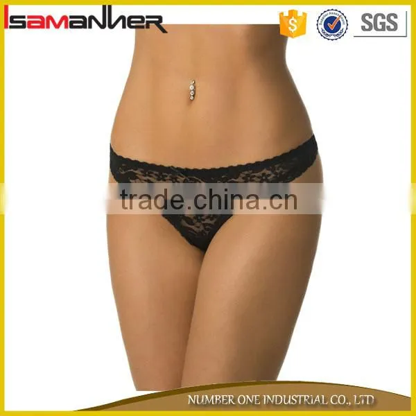 Sexy Crotchless See Through Lace Mini Sexy Lady t Back Panties
