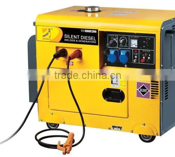 190A Silent (soudproof) Diesel Welding Generator Set