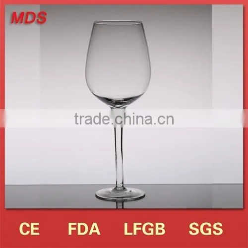Eco-Friendly Feature Glass Red Crystal Long Stem Wine Glass photo-3