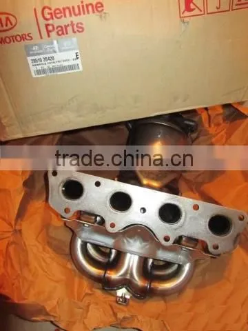 NEW MANIFOLD CATALYTIC ASSY-EXH OF ENGINE GASOLINE G4FC EURO-3-4 SET HYNDAI 2015 MNR photo-4