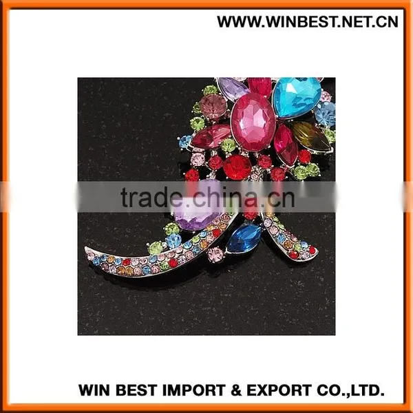 China New Design Popular Rhinestone Wedding Brooch for Dress, Rhinestone Brooch Pin,hair Brooches Jewelry photo-6