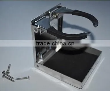 RV Folding Stanless Steel Cup Holder photo-3