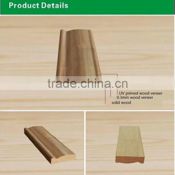 Wood Veneer Covered Window Molding photo-4