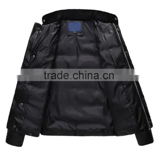 Mens Fashion pu Leather Jacket Best Selling Products in Korea photo-2