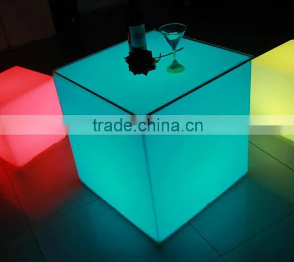 LED Cube with RGB Lighting Cubes Glow furniture Waterproof outdoor light LED Cube Chair