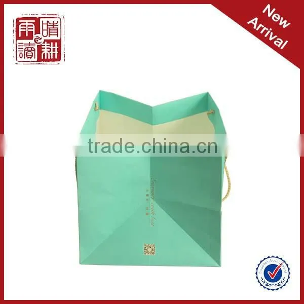 Laminate Paper Shopping Bag Produce Bag Paper Bag Rope Handle photo-3