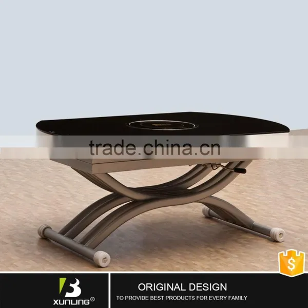 Simple High Lift Metal Coffee Table Folding Tea Table photo-3