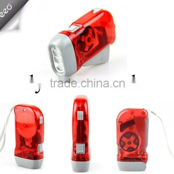 Dynamo LED Flashlight, Dynamo Torch LED Handle Torch