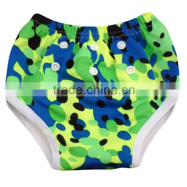 Ocean Newest Digital Printing Waterproof Cloth Baby Training Shorts Pants With Organic Bamboo Fiber