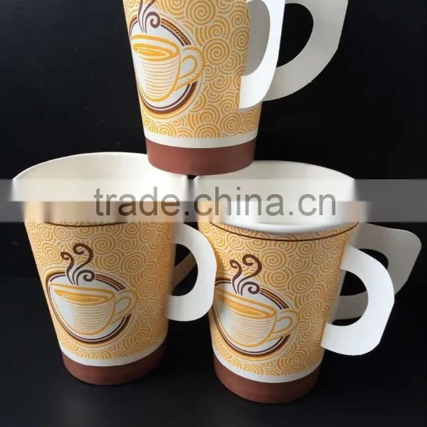 China High Quali ty Hot Drink Paper Cup With Handle photo-2