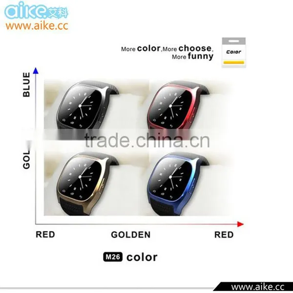 Fashion Sport Bluetooth Smart Watch M26 Wristwatch With Pedometer Music Player Message & Call Reminder for Ios Android Phone photo-5