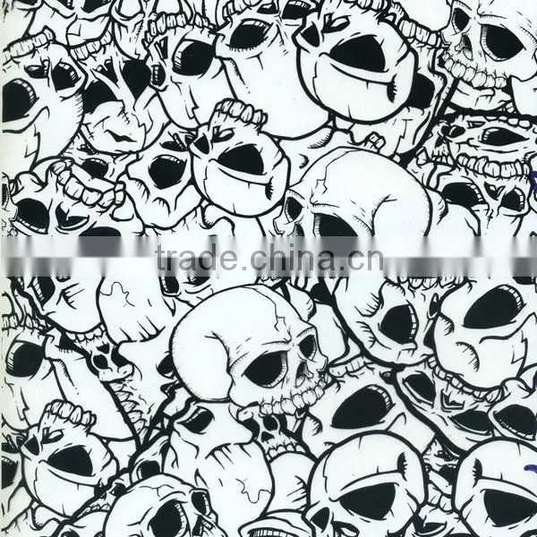 Skull Pattern Hydrographic Water Transfer Printing Film photo-4