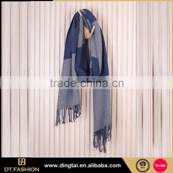 2016 Warm Scarves Mixed Color Knitted Scarf photo-2