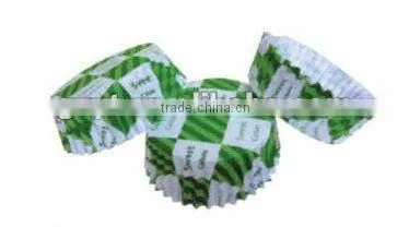 Mini Custom Green Cupcake Cases Wholesale Colored Cupcake Liners