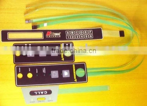 Clear Window Pushbutton Switch With 3M Permanent Acrylic Adhesive