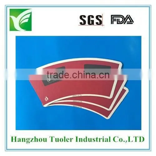 Single Side PE Coated Silicon Paper Cup Fan for Cup photo-5