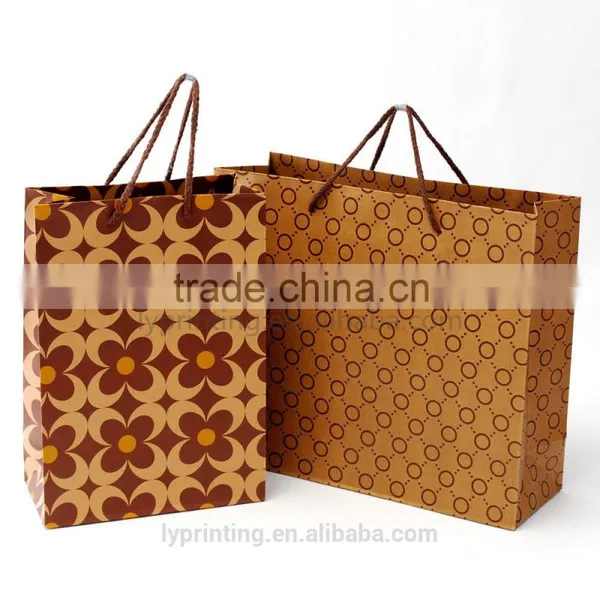 Cheap Shopping Paper Bag Kraft Paper Bag Custom Gift Paper Bag Printing photo-5