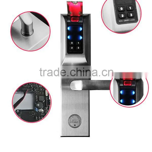 Fingerprint and Card and Password Door Access Control Lock Fingerprint Door Lock 120users photo-3