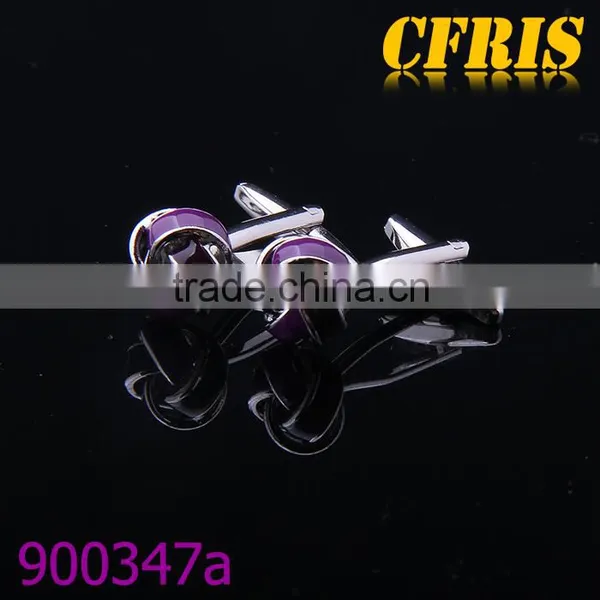 New Arriving Cufflink,Double Color Enamel Knot Cufflink photo-4