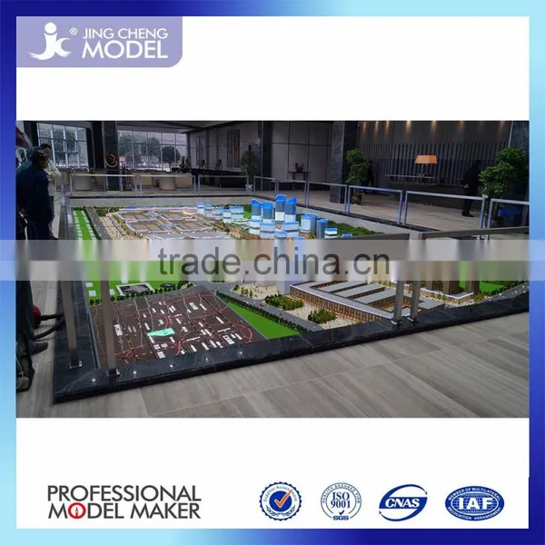 Architectural Scale Model for Industrial Planning Project