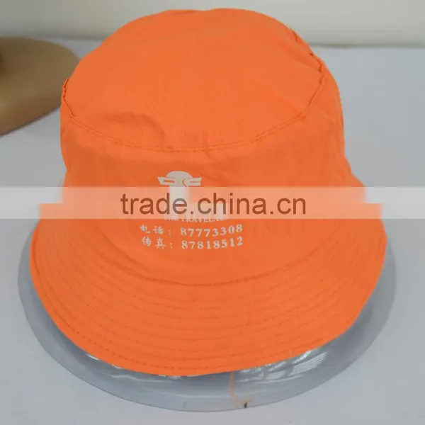 Promotion Cheap Bucket Hats for Sale Orange