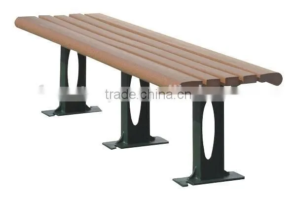 Wood Dining Bench Anti-fading Composite Wood Patio Benches Outdoor Wood Couch photo-3