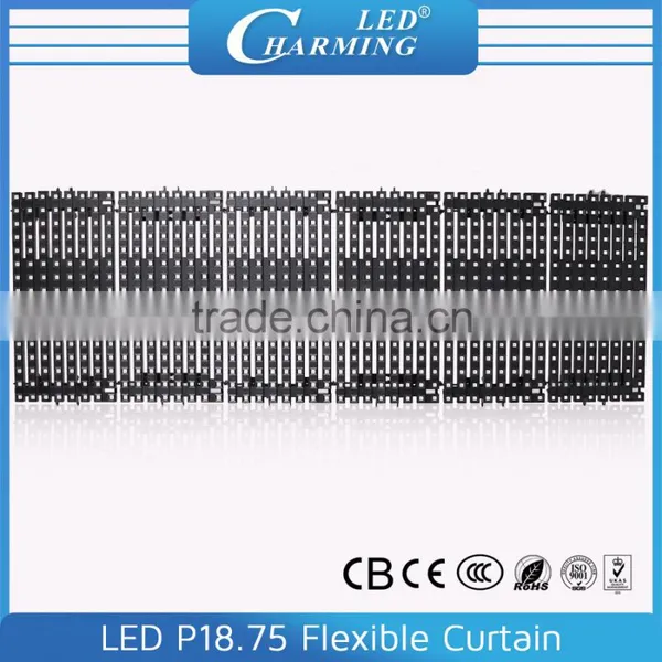 2016 Indoor Led P18.75 Curtain Screen/Wholesale Pioneer dj Screen/wedding Stage Backdrop Light Display photo-6