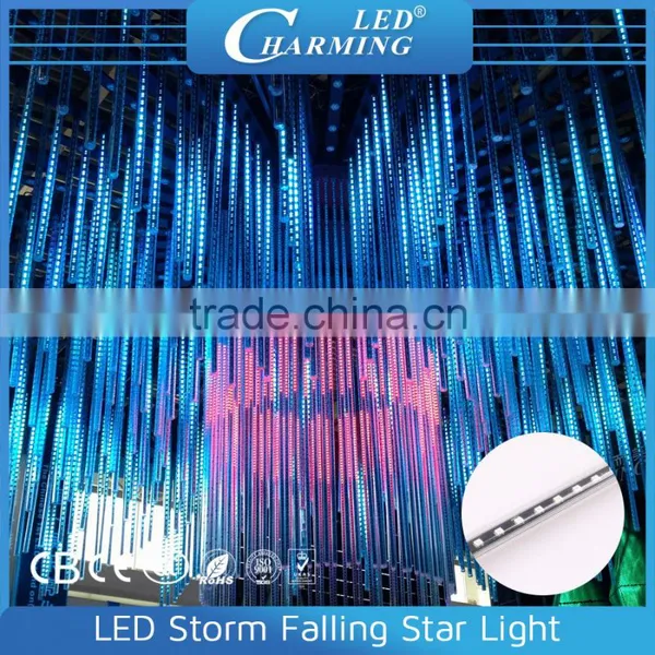 China Professional Manufacturer LED Decoration Meteor Starfall Tube Light For Wedding photo-2
