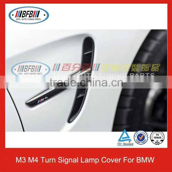 Carbon Fiber Fender Side Grill Cover For BMW M3 M4 F80 F82 Replacement Cover photo-4