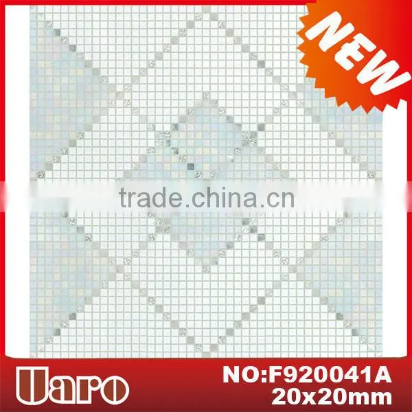 Simple Design Glass Mosaic Hall Floor Tiles Patterns