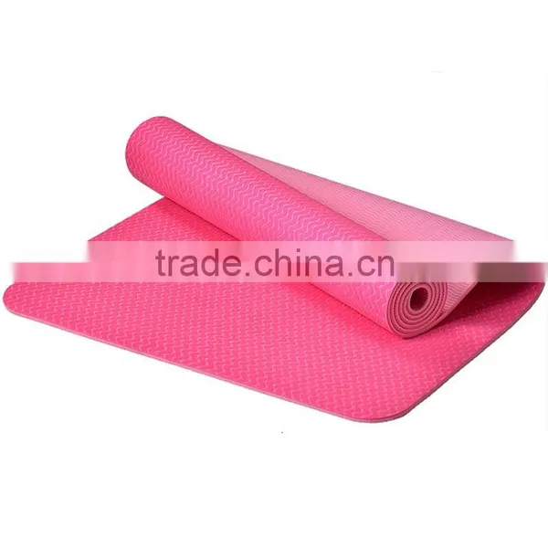 China 6mm Eco-friendly Custom Printed Anti Slip Fitness Yoga Mat photo-4