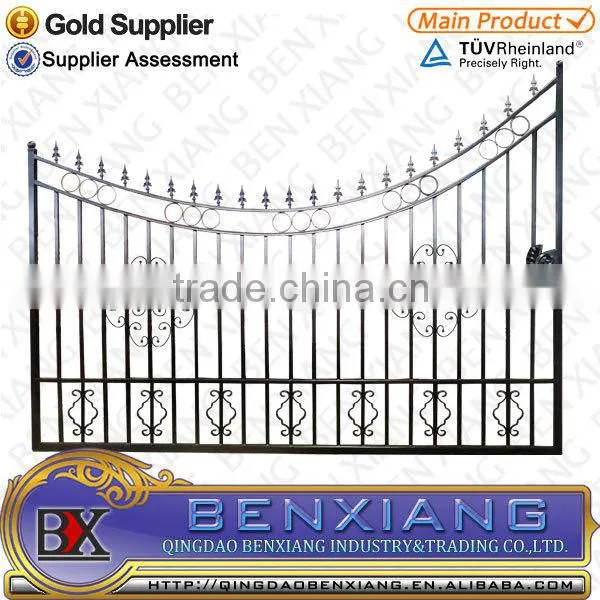 House Gate Design Wrought Iron Gate Design Iron Main Gate photo-2