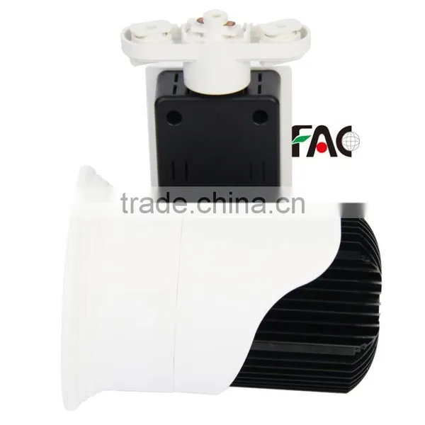 Fixture Cob With White Black Body Finish Cylinder Led Track Lighting photo-5