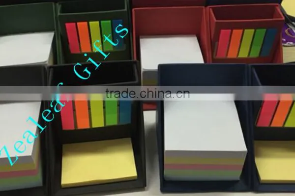 Foldable Memo Box With Sticky Notes and Pen Holder photo-5