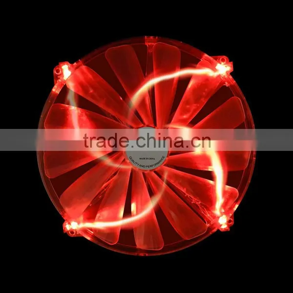 CoolCox 200x200x20mm DC Axial Fan, 20020 LED Cooling Fan,sleeve,5V/12V for Option,gaming Case Cooling Fan,laptop Cooling Fan photo-3