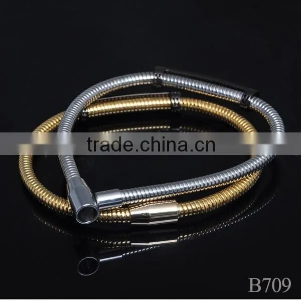 New Gold Magnetic Bracelet With Ruby Stone for Party photo-2