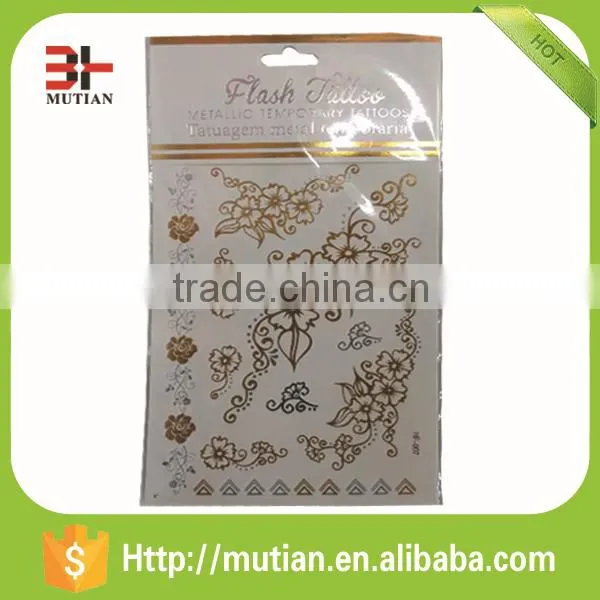 2015 MOST POPULAR GOLDEN TATTOO STICKER photo-3