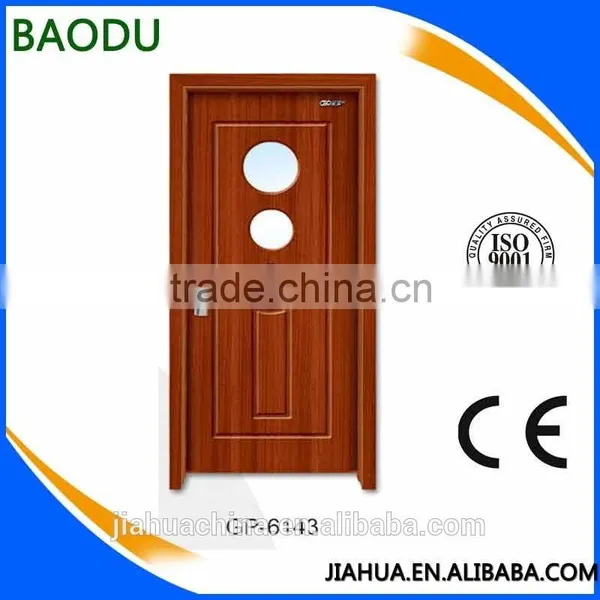 Pvc Wooden Flush Door Glass Door Bathroom Pvc Kerala Door Prices photo-3