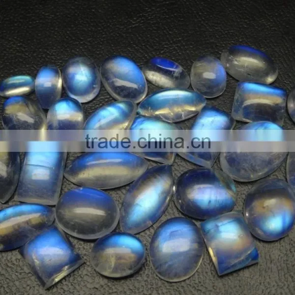 Mix Shape Rainbow Moonstone Cabochon photo-2