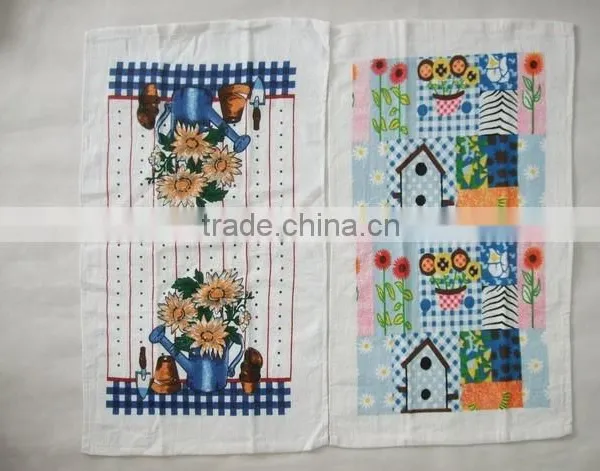 Latest Design Cheap Items to Sell Pigment Printing Kitchen Cotton Towel Tea Towel China Supplier Wholesale photo-2