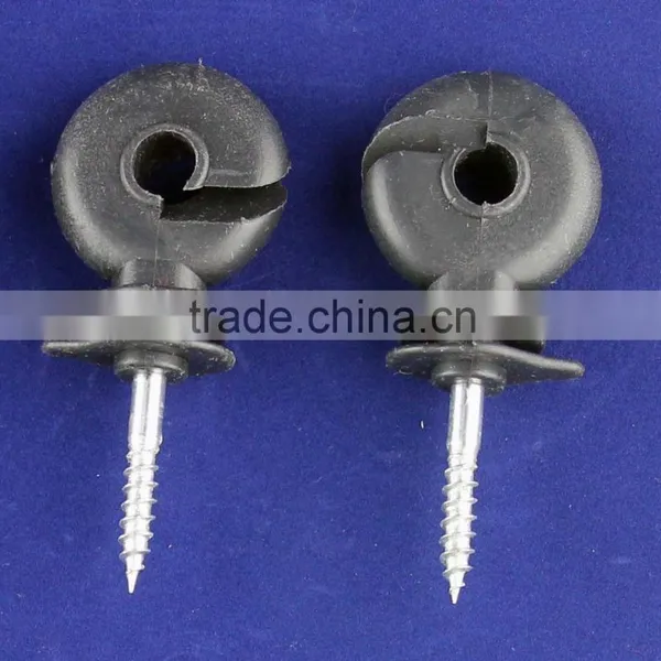 Electric Fence Ring Insulator for Polywire With Wood Screw Thread photo-3