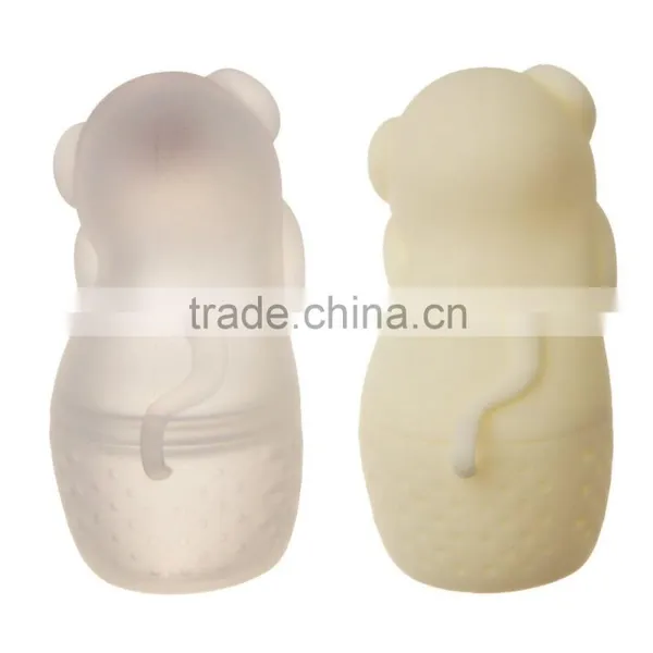 NEW BPA Free FDA Food Grade Unique Silicone Monkey Tea Infuser Color Changing photo-6