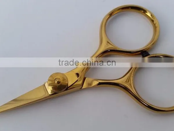 Golden Fly Tying Razor Scissors 4" Super Sharp Pointed Blades